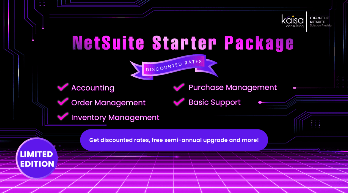 NetSuite Starter Package - Kaisa Consulting